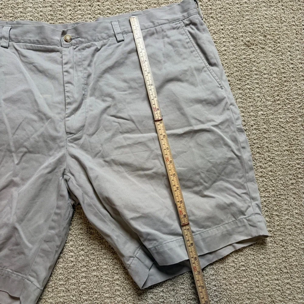 Polo Ralph Lauren Mens Chino Shorts Size‎ 42 Gray 100% Cotton Flat Front Classic